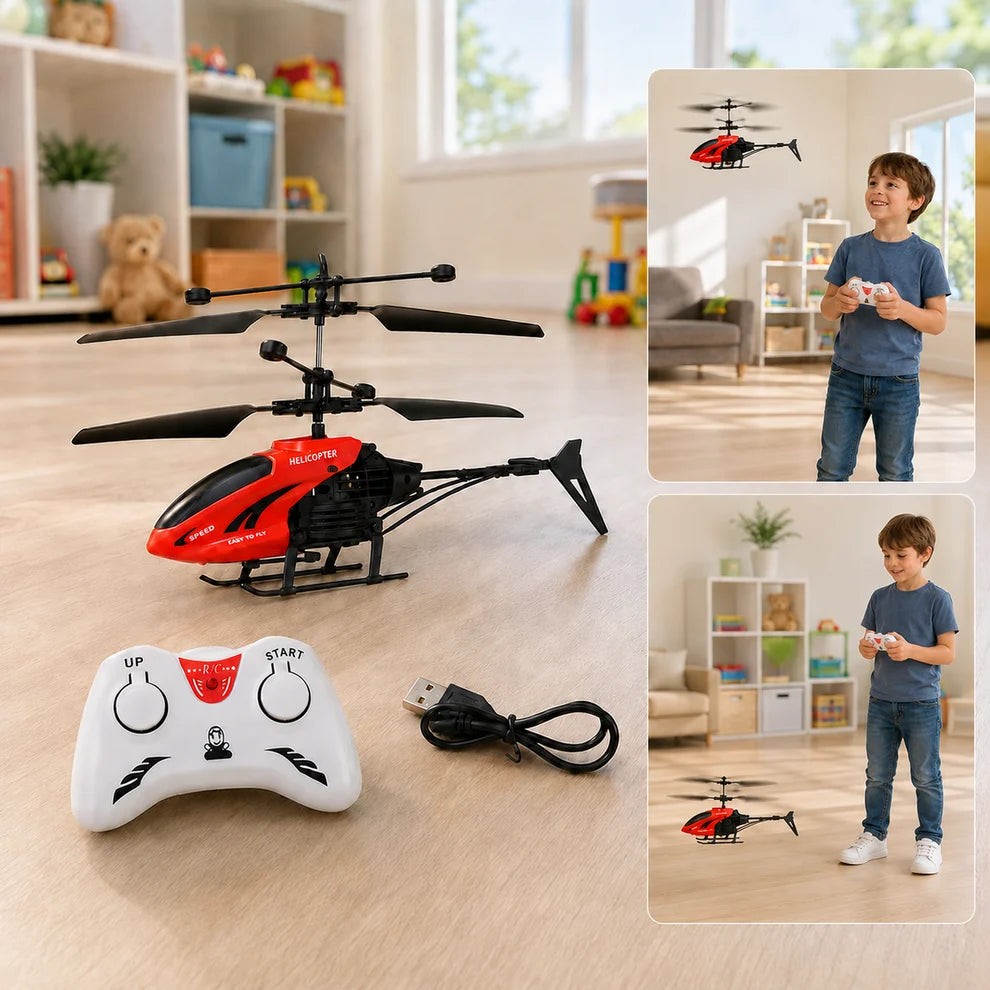 Remote Control Helicopter for Kids – USB Chargeable Toy |